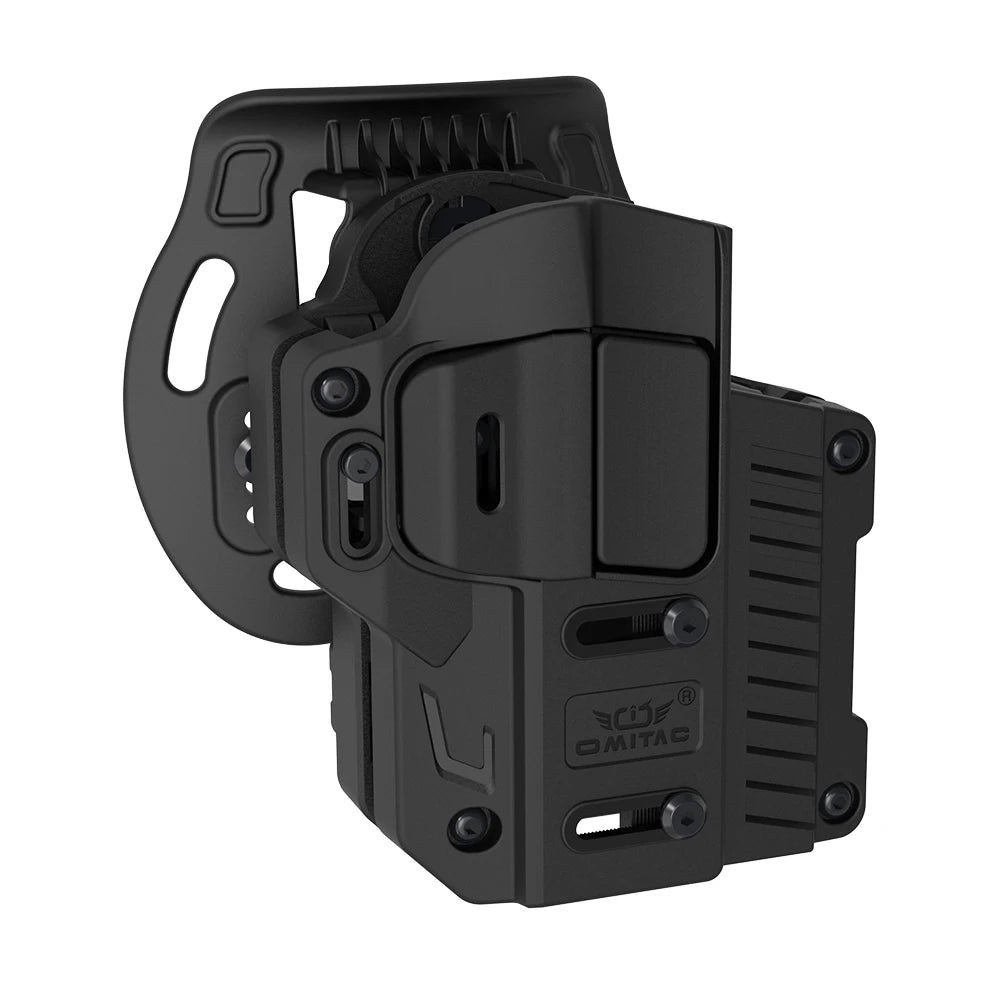 Universal Tactical Holster, OWB Paddle Universal Holster,Polymer Right Hand,Level 2 Retention