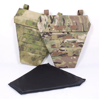 ATFG MC Camo LAP Panel 500D Delustered Nylon Tactical Groin Protection MV Lower Abdomen Platform Pouch Molle LAP Groin Bag