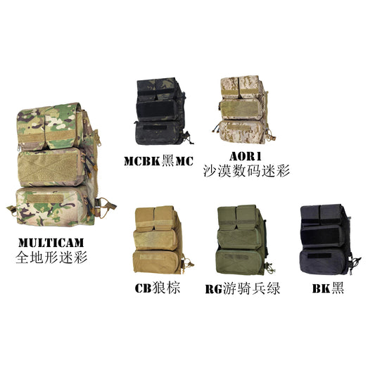 【Tactical Raiders】PaB-005 CP Style Tactical Zip-on Panel Pack Bag Suitable AVS JPC2.0  Adapter Backpack Storage Bag