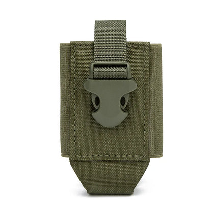Tactical 40MM Grenade Molle Pouch Radio Holster Outdoor Sports Hiking Hunting Phone Case Walkie Talkie Holder EDC Tool Waist Bag