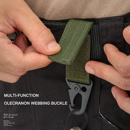 3 Pcs Tactical Carabiner Outdoor EDC Keychain Keys Holder Camping Backpack Belt Hook Hanging Buckle Muilter Clip