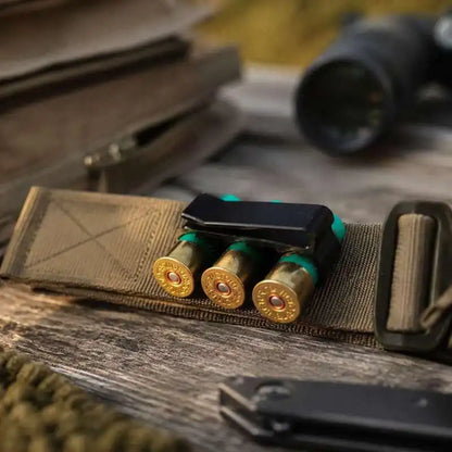 12 Gauge Ammo Belt Clip Cartridge Holder Strap Mount Ammunition Carrier Clip For Shell Belt Carrying Organizing Part