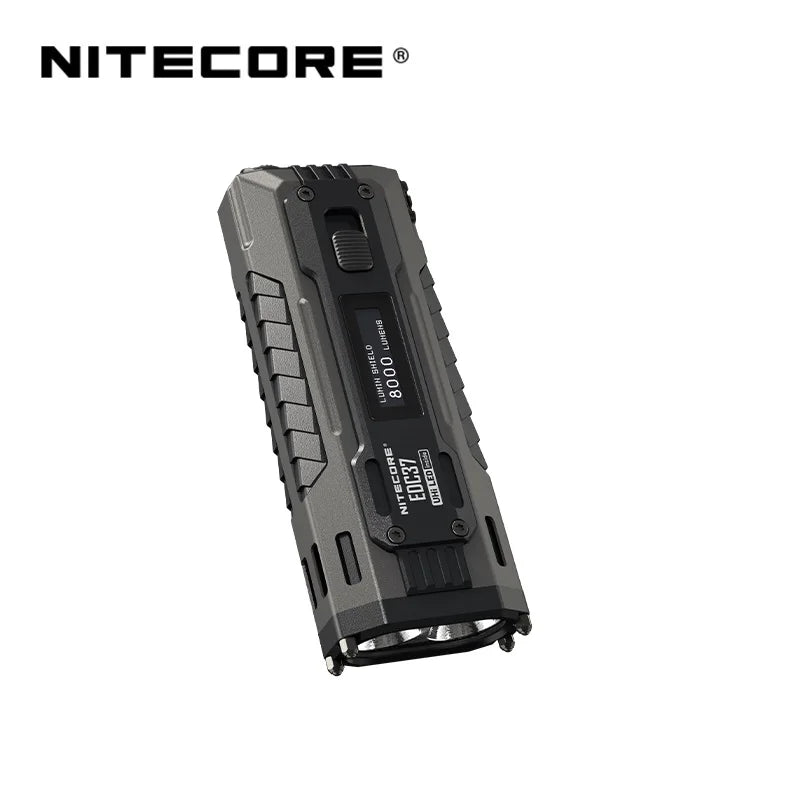NITECORE EDC37 8000 lumens Strong light Ultimate Tactical EDC Flashlight Built-in 8000mAh Li-ion Battery