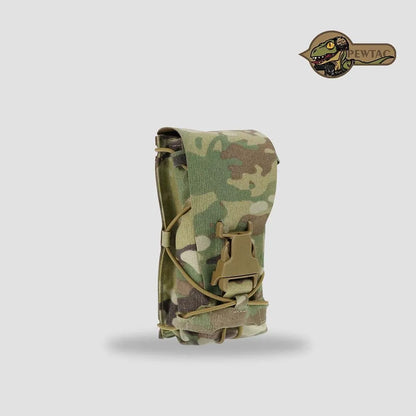 PEW TACTICAL MOLLE Water Bottle Pouch, Foldable Multi Use Tactical Storage Pouch Utility Bag PH109