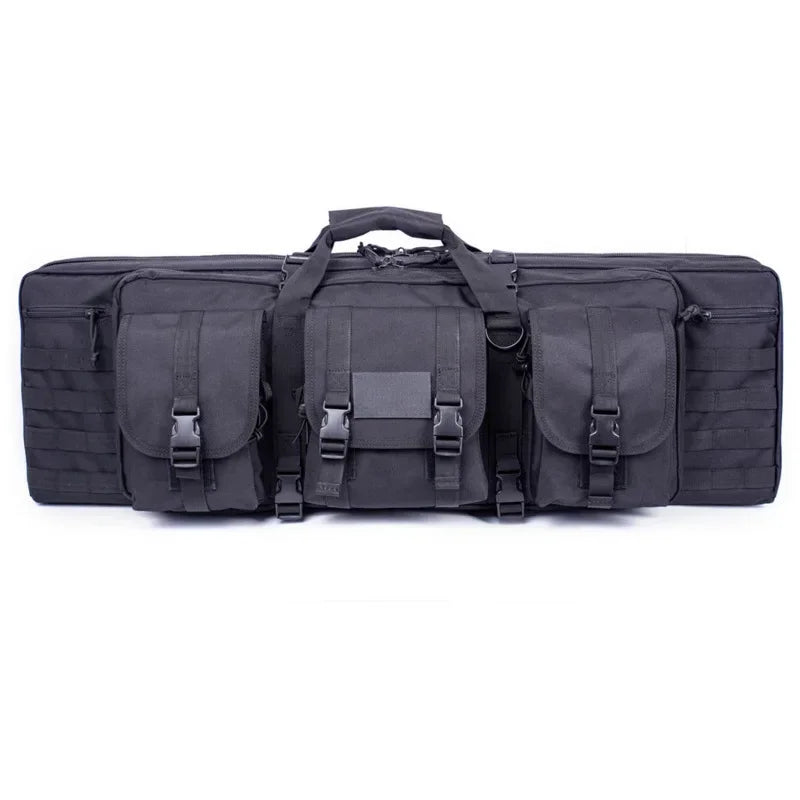 Tactical 36/47inch Gun Bag Double Rifle Backpack Outdoor Long Gun Case Large Capacity Fishing Bag Hunting Accessories