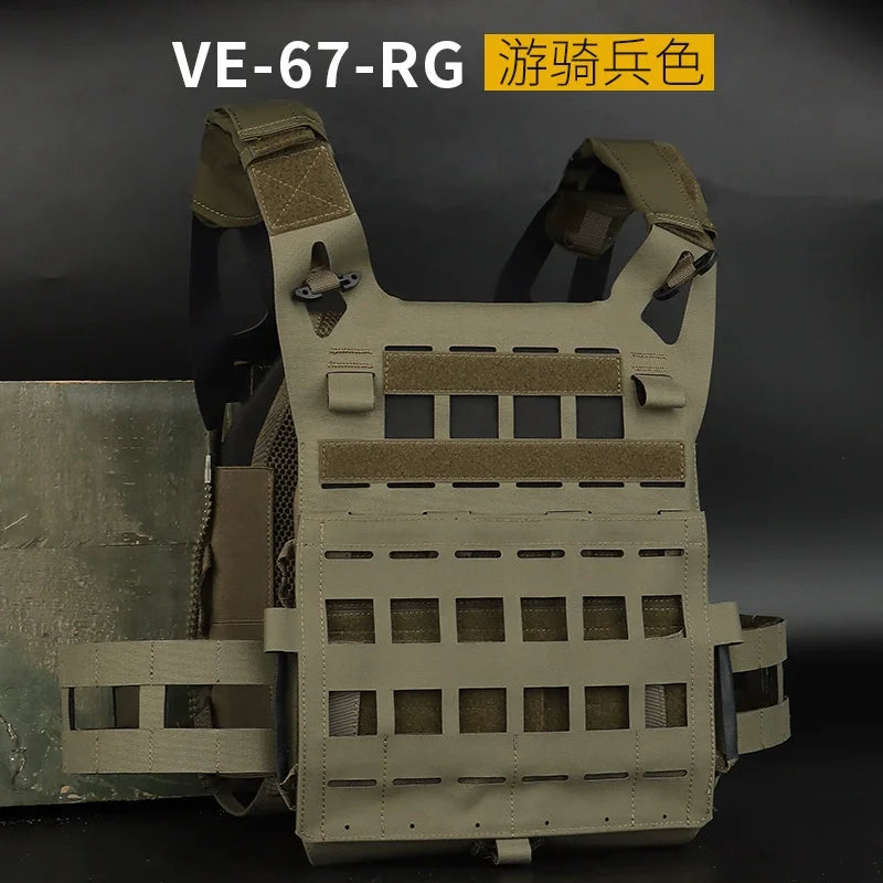 WOSPORT Tactical Vest SPC Tactical Vest High-end Version MOLLE System Convenient Quick-release Matte Fabric Hunting Vest