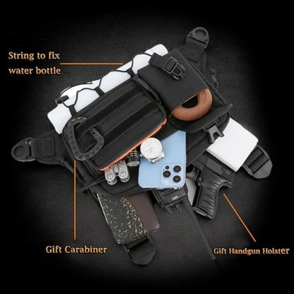 Outdoor Tactical Vest Bag Multi-Functional Waterproof Wear-resistant Backpack Sports Travel Camping Tactical Chest Bag For Men