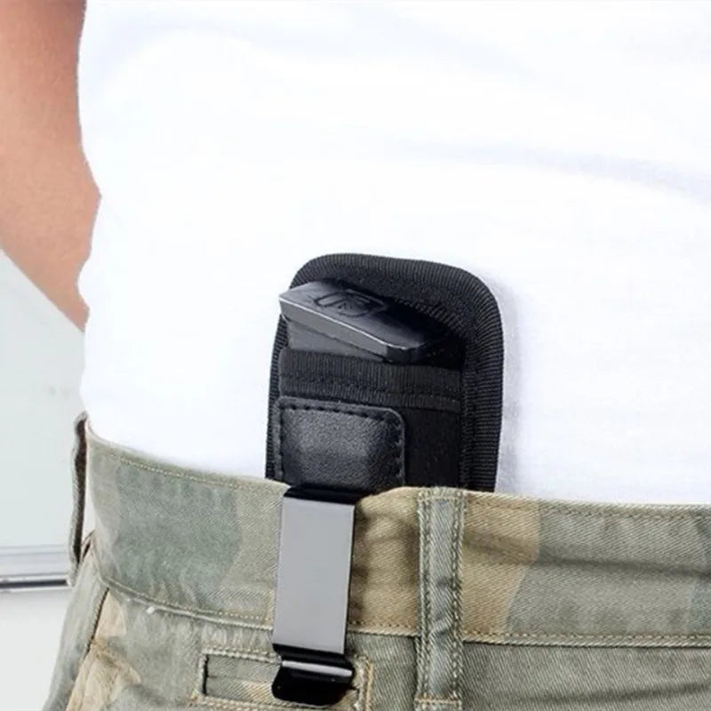 Universal IWB Magazine Holster 9mm Concealed Carry Magazine Holster，Inside The Waistband Mag Pouch