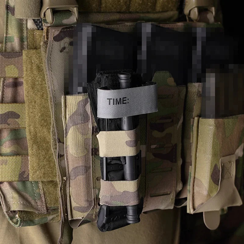Tactical Application Tourniquet Holder Carrier Pouch Molle Elastic Loop TQ Fastener  for Tactical Vest Molle System CP/BCP