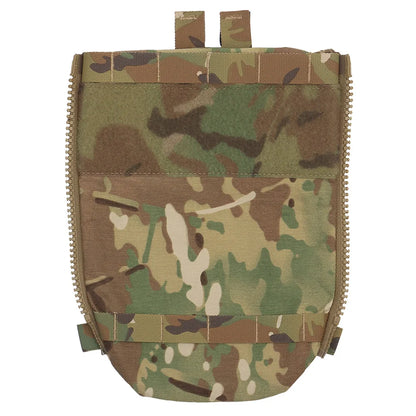 V5 FCPC Tactical Vest Backplate Supplement Sub-package Water Bag Double Zipper Militar Map Bag Hunting Airsoft Vest Accessories
