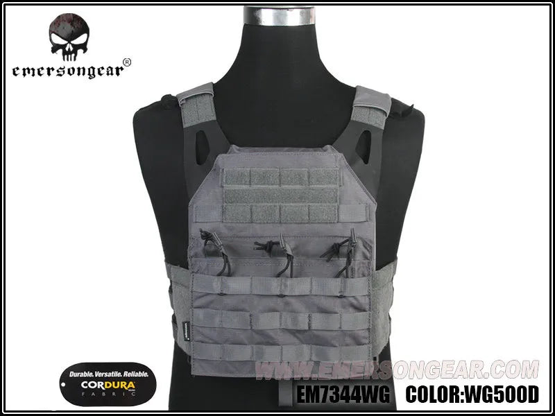 EMERSON Tactical Vest MOLLE JPC Vest Airsoft Paintball Chest Protective Plate Carrier MC Combat Vest + Plates