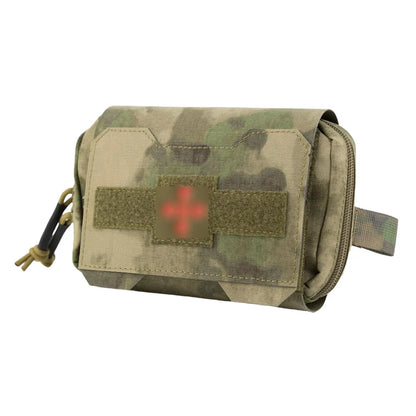 Quick-Release Tactical Trauma First Aid Kit Pouch ATFG Survival Emergency Fanny Pack Medical Storage Bag