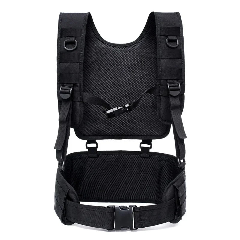 Detachable Tactical Vest Molle Chest Rig Airsoft Waist Belt Duty Belt Army Paintball Equipment Outdoor Hunting Vest