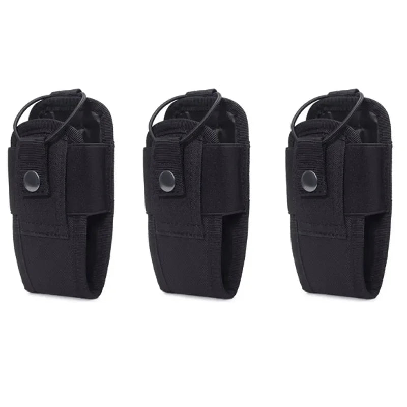 1/3pc Tactical Molle Radio Walkie Talkie Pouch Holder Pocket Waist Bag Portable Interphone Holster Carry Bag for Hunting Camping