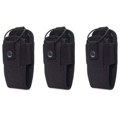 1/3pc Tactical Molle Radio Walkie Talkie Pouch Holder Pocket Waist Bag Portable Interphone Holster Carry Bag for Hunting Camping