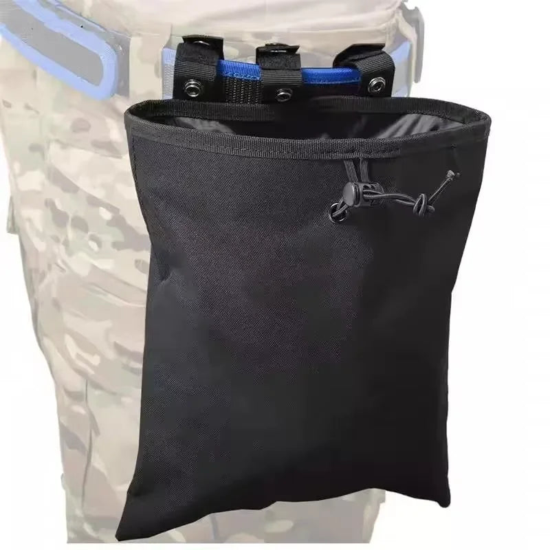 Storage Pack Hunting Gear Holder MOLLE Dump Pouch Hunting Mag Recovery Bag Drawstring Magazine Recycling