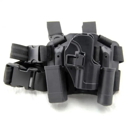##Tactical Gun Holster for Glock 17 19 USP 1911 M92 P226 Outdoor Hidden Leather Holster Real CS Gun Leg Holster Men CS Sport Gun