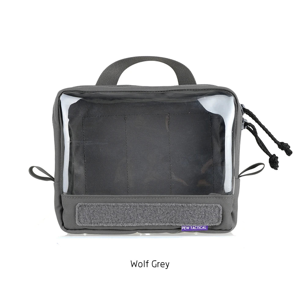 PEW TACTICAL Multiple Transparent and Visible Storage Bag Accessory Pouch Tactical Backpack Built-In Sundry Bag