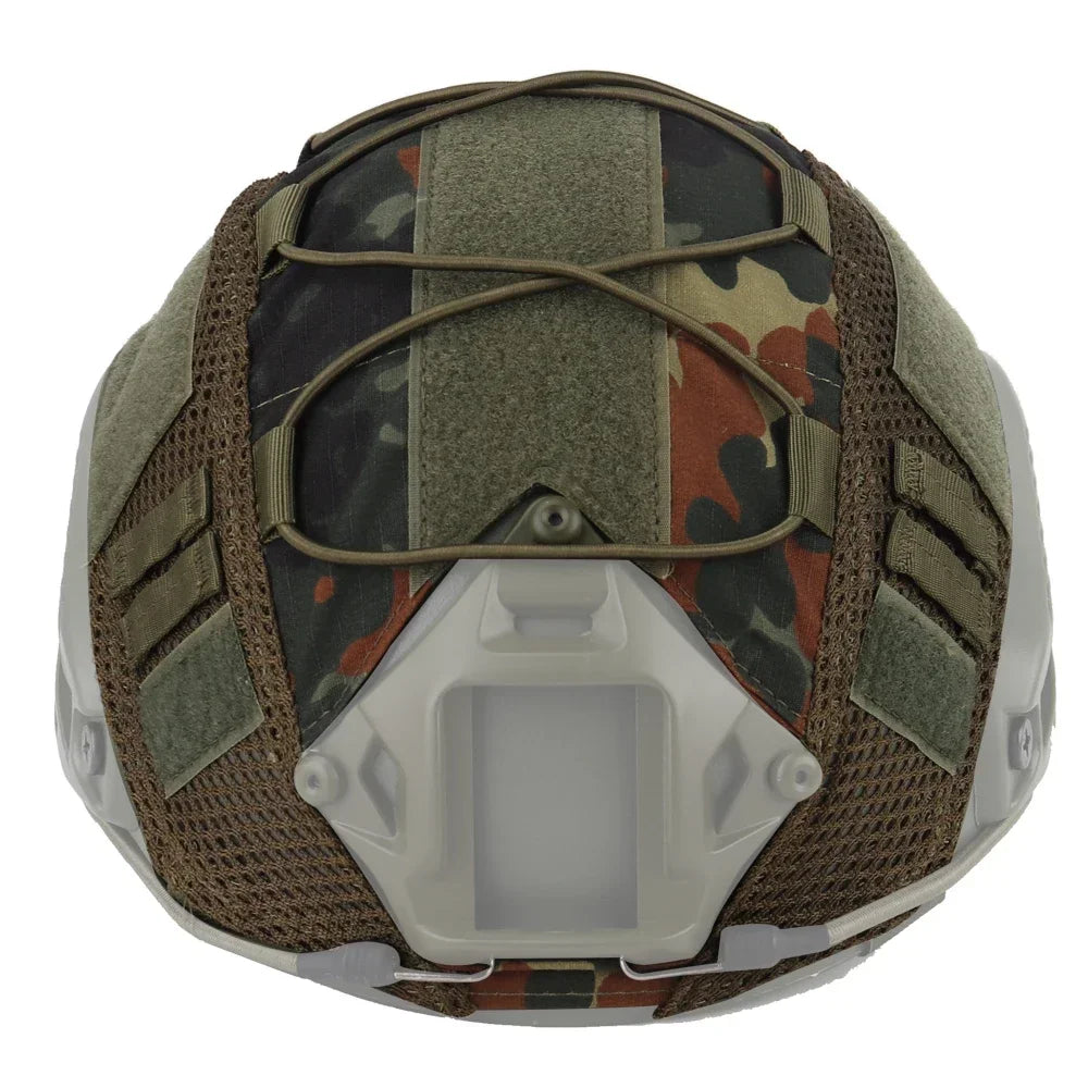 Sport Helmet Cover Hunting Shooting Airsoft Helmet Cover Mesh Paintball Helmet Cover for Ops-Core PJ/BJ/MH Fast Helmet Cover