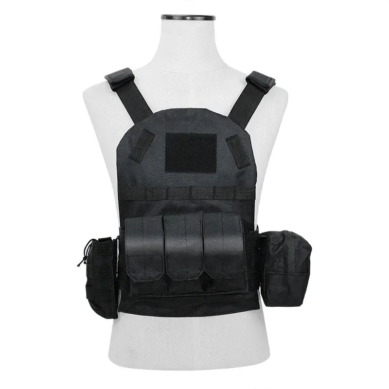 Tactical Kids Vest Military Airsoft Hunting Vest for Children Camouflage Combat Vests Molle Boy Girl Outdoor Paintball Gear