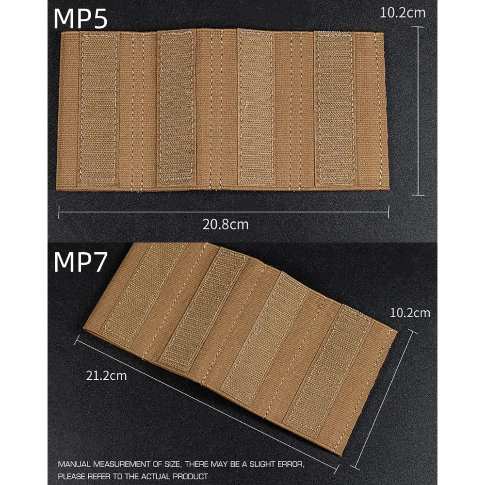 Hunting MP5 MP7 Magazine Holder with Hook Fasteners for MK3 and MK4 Chest Rig MK4 Chest Rig MP5 Magazine Insert