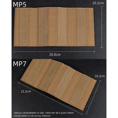 Hunting MP5 MP7 Magazine Holder with Hook Fasteners for MK3 and MK4 Chest Rig MK4 Chest Rig MP5 Magazine Insert