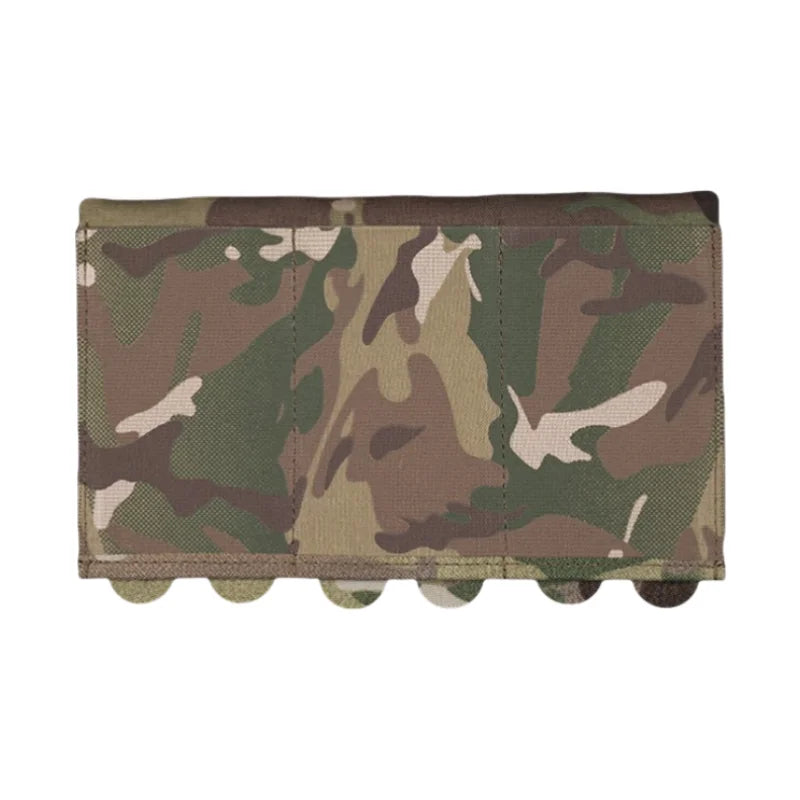 3-Mag Elastic Pouch | Low-Profile MOLLE Holder | Lightweight Triple Magazine Pouch