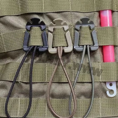 5Pcs Backpack Buckle Clamp Carabiner Survival Gear Tools Carabiner Clips Outdoor Nylon Camping Bag Hanger Hook Wild Hike