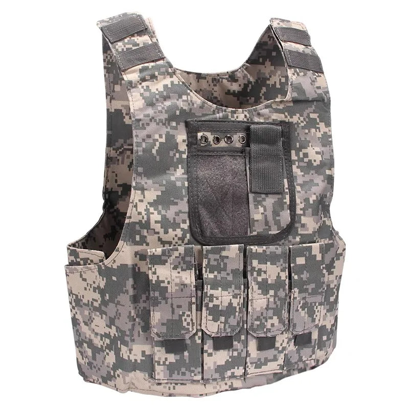Tactical Kids Airsoft Vest Children Combat Outdoor CS Vests Paintball Camouflage Waistcoat Shooting Protect Gear Sniper Uniform