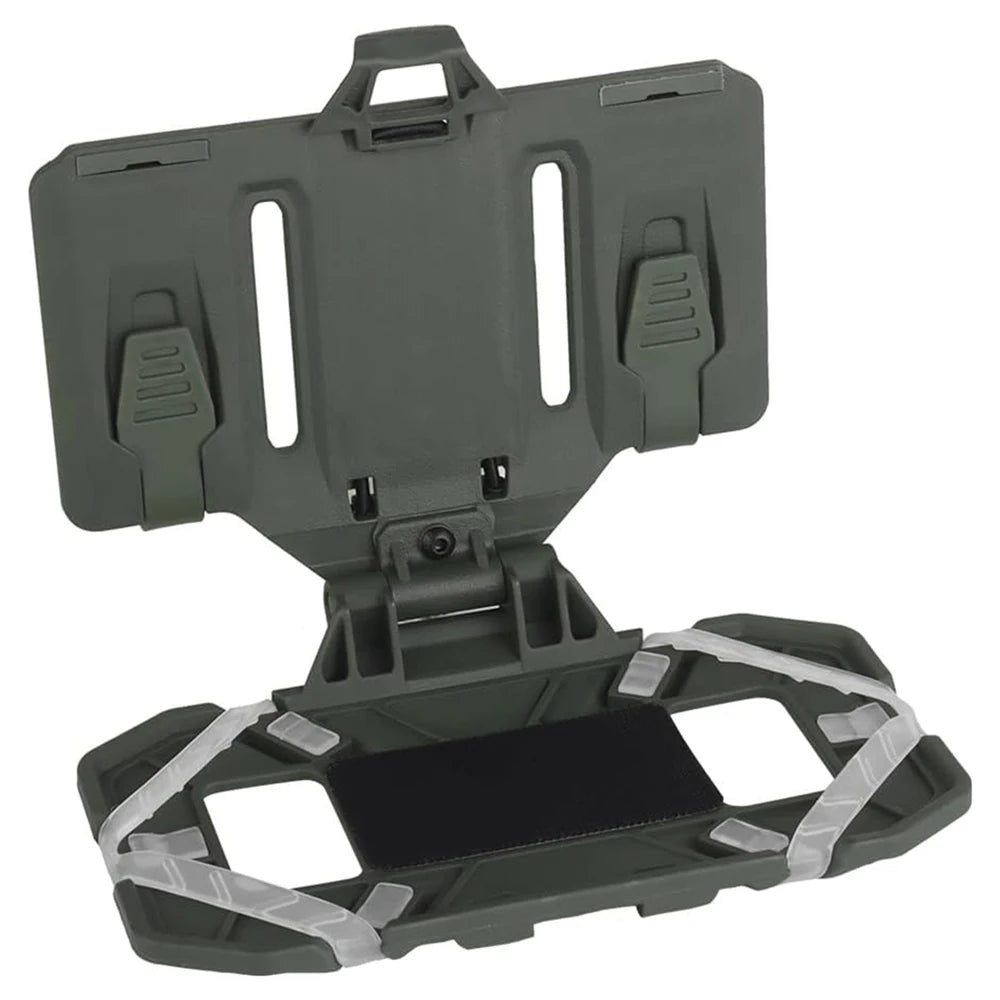 NEW Tactical MOLLE Folding Navigation Board Airsoft Map Case Mobile Phone Holder, Vest Chest Fixed Strap for Airsoft Accessories