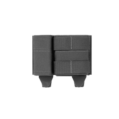 OPHIDIANTAC Tactical 5.56+9mm Hybrid Mag Pouch MOLLE Quick-Insert Magazine Bag with Pull-Tabs for AR15 M4 Airsoft Gear