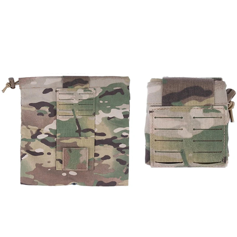 Tactical Foldable Magazine Dump Pouch Drop Pouch MOLLE Waist Tool Sundries Bag Hunting Accessories