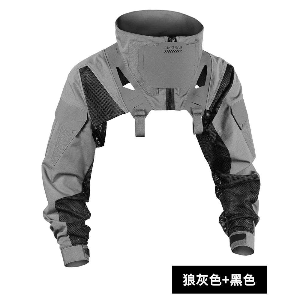 Tactical Combat Uniform Long Sleeve Clothing Hunting Accessories  Breathable Comfortable Compatible Tactical Chest Rig