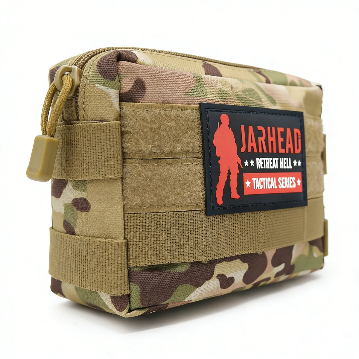 Tactical EDC Pouch Tool Storage Kit Molle Waist Bag Medical Outdoor First Aid Bag Hiking Hunting Accessories Bag With PVC Patche