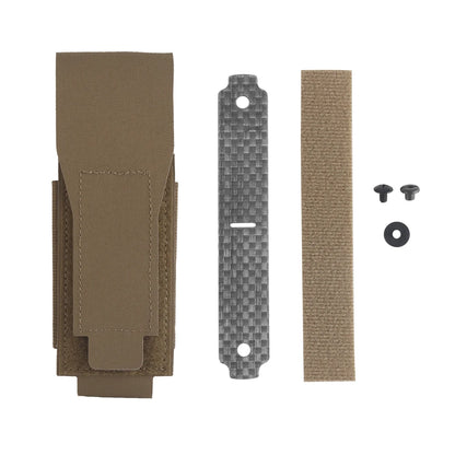 Tactical Grenade Pouch Single Flashbang Pouch Molle Tool Bag with Combat Belt Plate Carrier Airsoft Hunting Gear