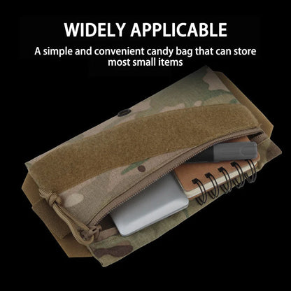 Tactical Vest Storage Pouch Candy Bag EDC Small Organizer Pocket Chest Pouch Snack Bags for Tactical Vest MOLLE Platform