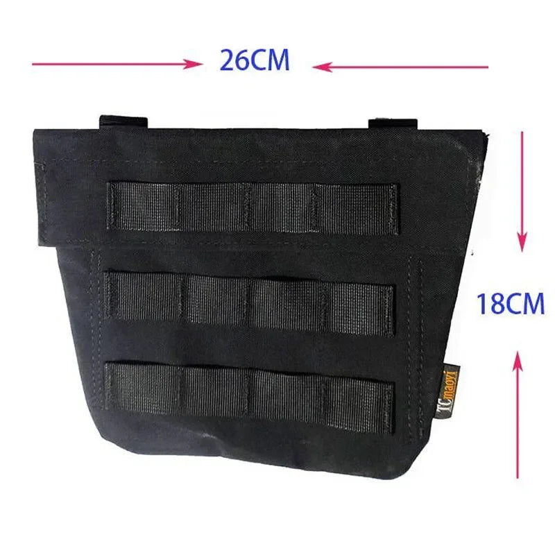 Tactical Modular Abdomen Panel Pouch Plate Carrier Belly Bag Crotch Groin Protective Sundries Bag TC0182