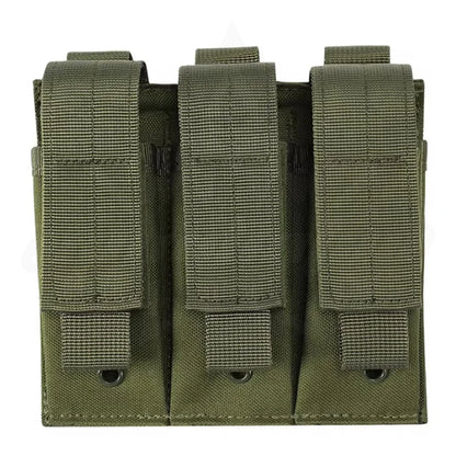 OPHIDIAN 9mm Magazine Pouch Single Double Magazine Pouch Outdoor Molle Open Top Magazine Pouch for  M1911 92F Flashlight Ba