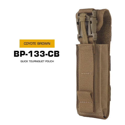 Quick Release Tourniquet Pouch MOLLE Tourniquet Holder Pouch Use for Plate Carrier Chest Rig Hunting Accessories