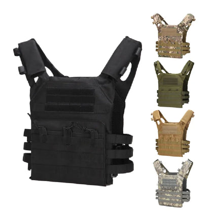 Nylon Tactical Vest Body Armor Hunting Carrier Airsoft Accessories Combat MOLLE Camo Vests