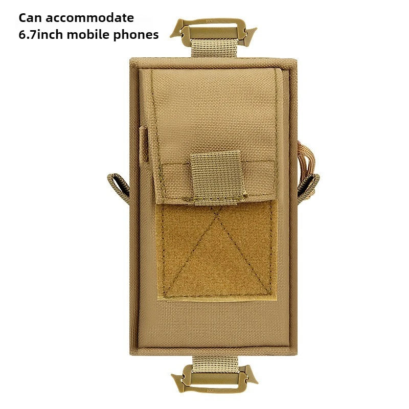 Tactical EDC Accessory Bag Outdoor Molle Phone Pouches Hunting Equipment Shoulder Strap Pack Compact Bag for Outdoor Hiking