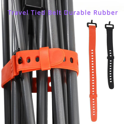 Travel Tied Belt Durable Rubber Cargo Tie Down Luggage Lash Belt Strap Camping Hiking Cargo Storage Belt Buckle