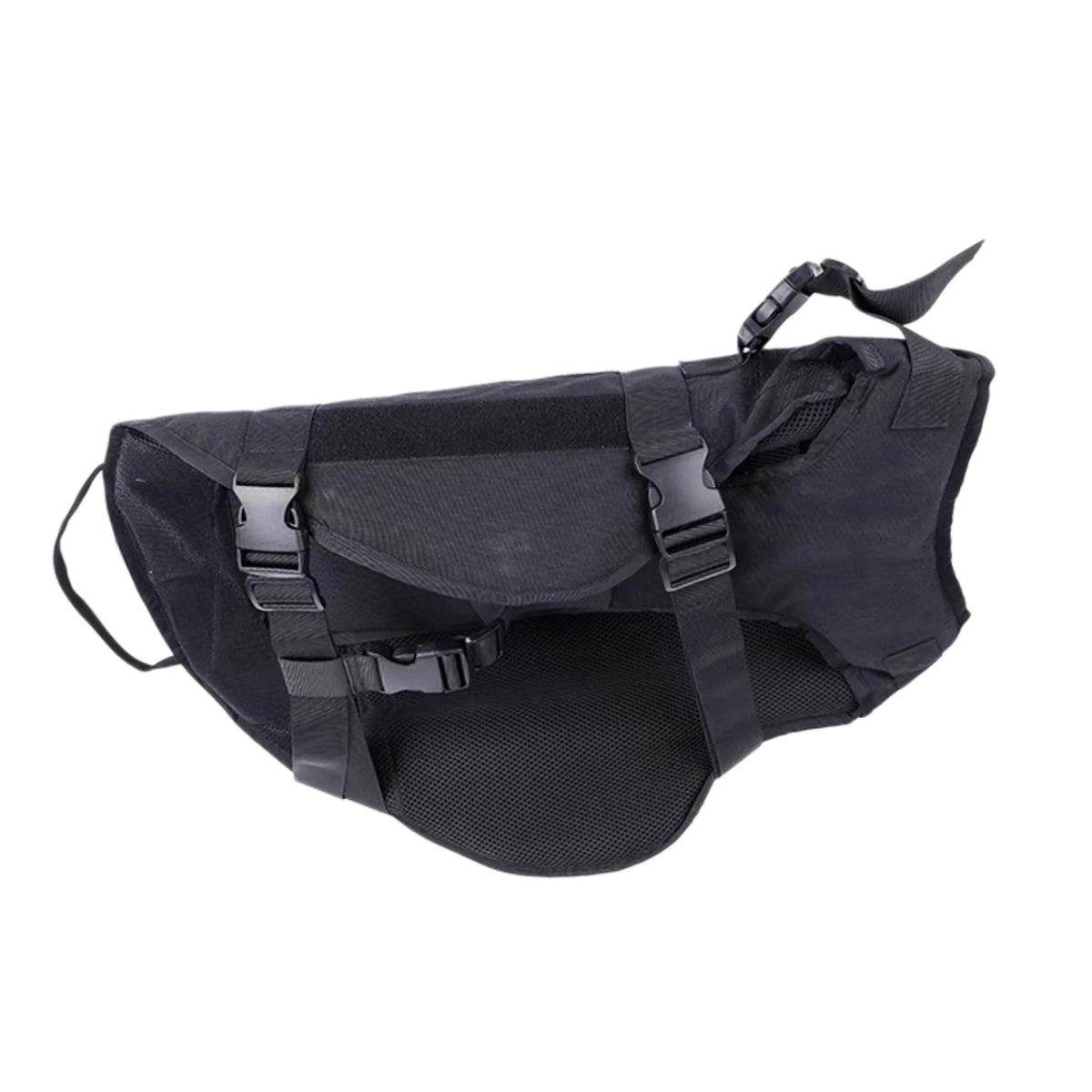 Level IIIA Soft PE Dog Plate Carrier Vest Multi-functional Adjustable Tactical Pet Vest for Dog Training Outdoor Protective Gear