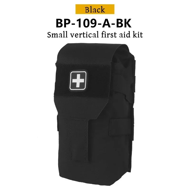 Compact Upright Emergency Organizer Quick-Access Bag with Handle Water-Resistant Molle Hunting Pack