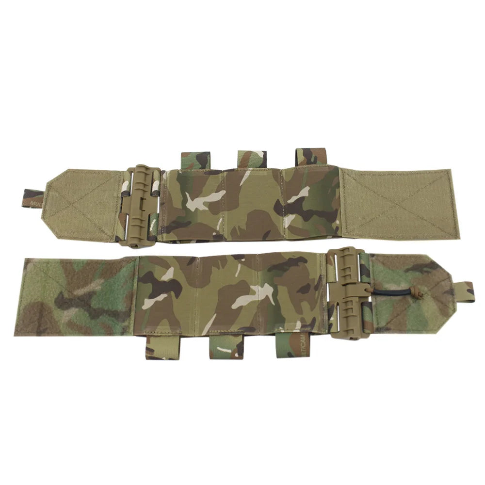 Tactical Removal Buckle Set FCSK Universal Molle System Vest Quick Release Set Elastic Cummerbund Waist Cover Vest Gear