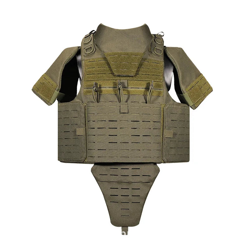 YAKEDA Fully Protective Tactical Breathable Vest Wear-resistant Camping CS Training Clothing Equipment