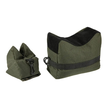 Tactical Rifle Support Bag - Front and Rear Sandbag for Improved Accuracy and Stability During Hunting and Target Shooting