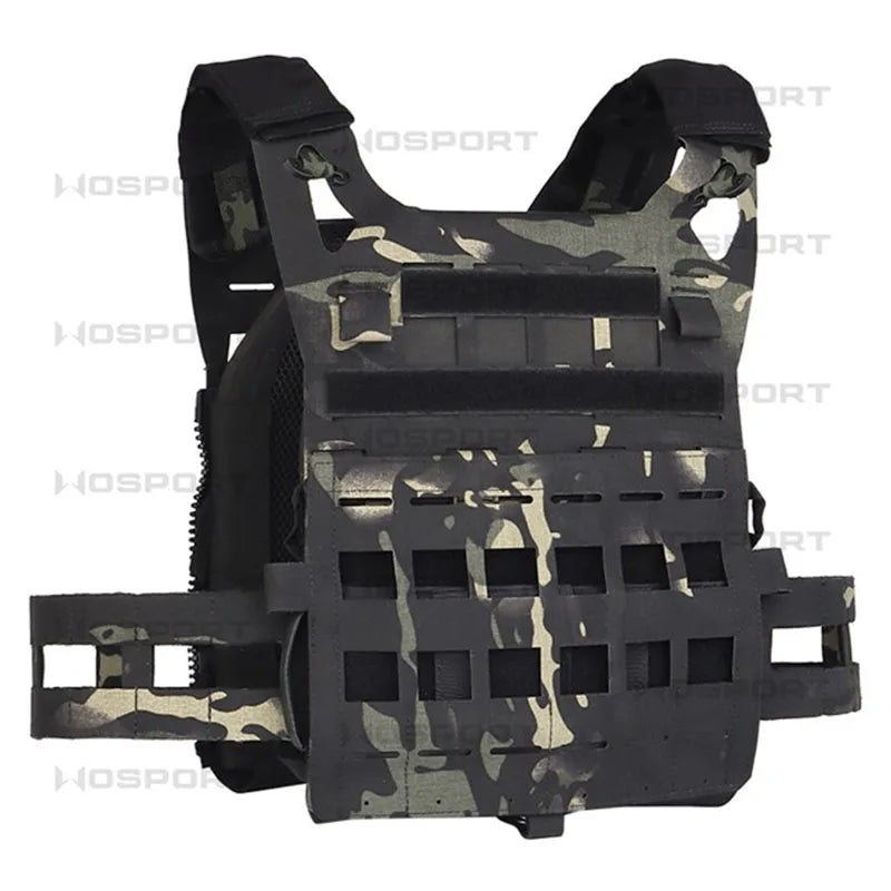 WOSPORT Tactical Vest SPC Tactical Vest High-end Version MOLLE System Convenient Quick-release Matte Fabric Hunting Vest