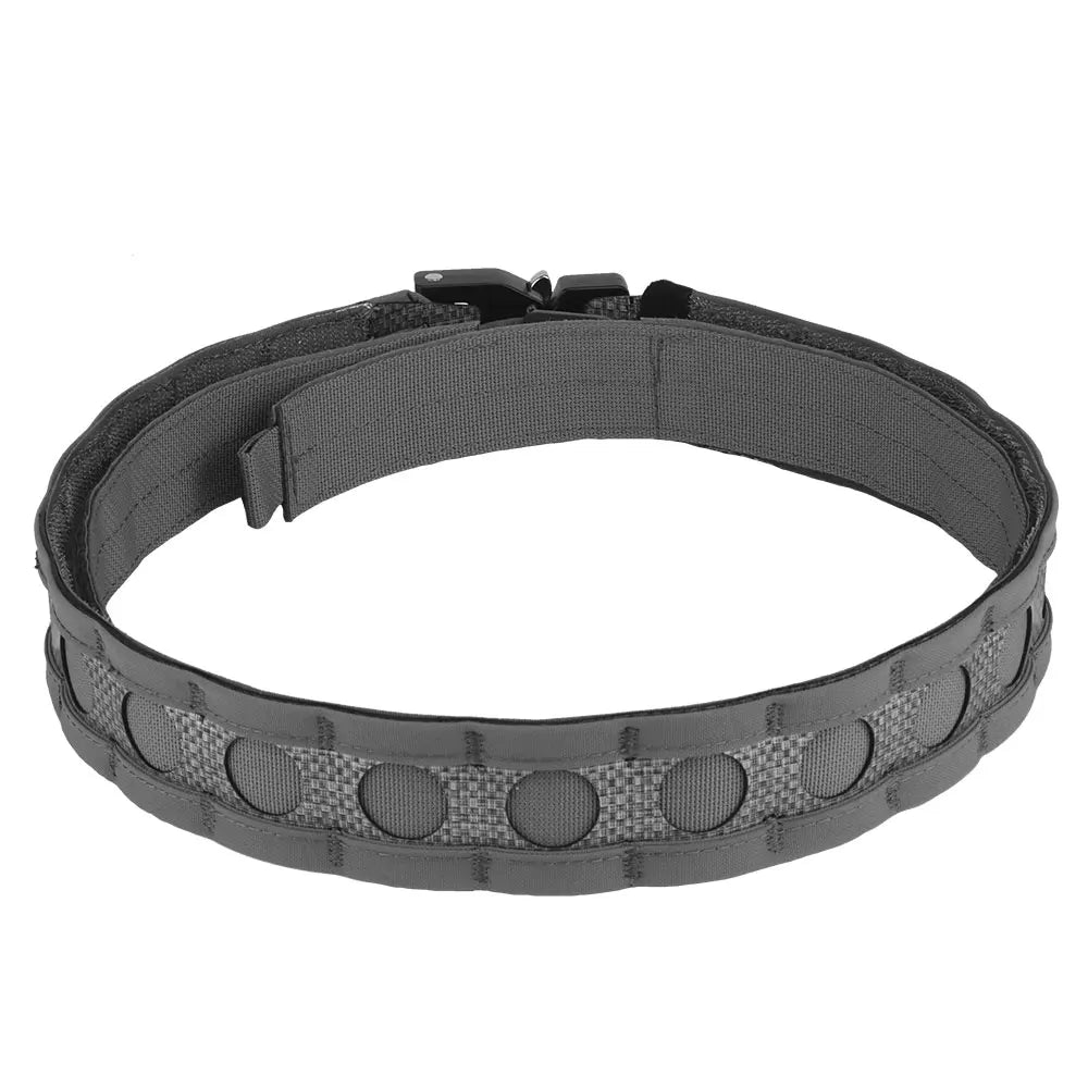 Tactcal Battle 2 Layers Waistbelt Ferro Bison Belt Quick Detach Metal Clasp MOLLE Hunting Combat Waistband Airsoft Gear