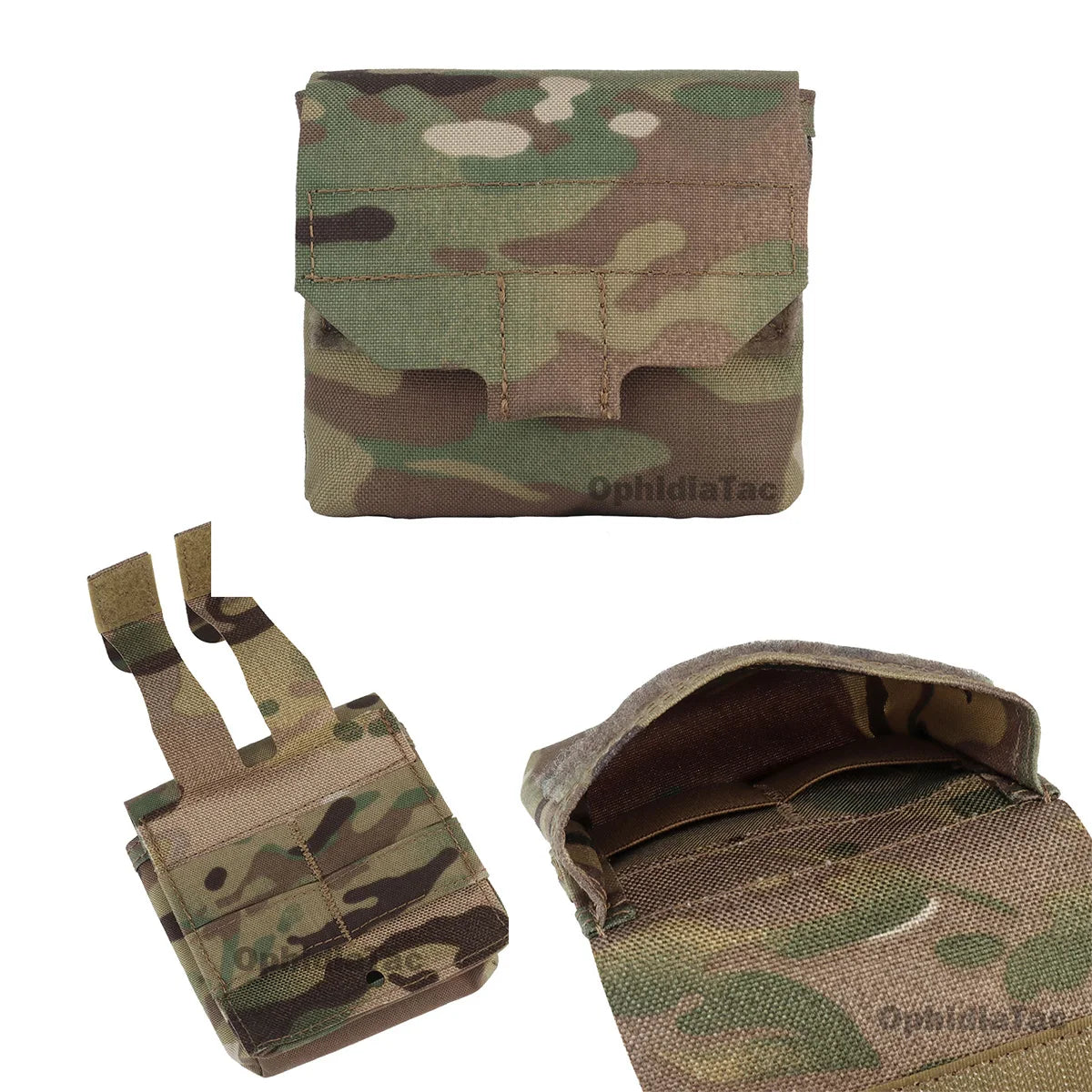 Ophidian Mini Molle Utility Pouch Essential IFAK Pouch General Purpose Micro GP Pouch Flashlight Earplug Holder Hunting Gear